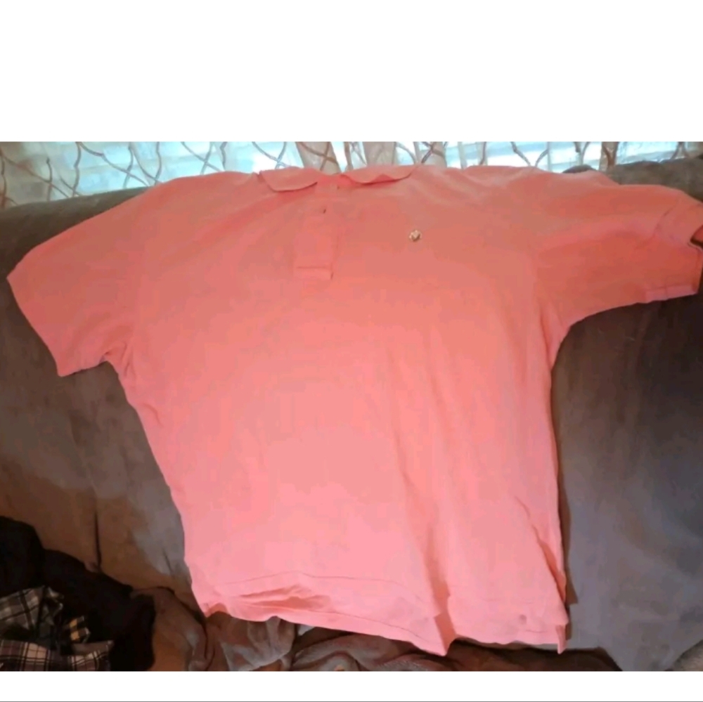 Cotton Brothers Pink Polo Golf Shirt logo Men's cotton original fit Size L